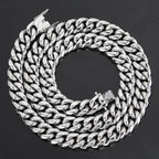 Cuban Link Chain Bracelet with Box Clasp view 5