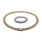 Cuban Link Chain with Pave Clasp view 26