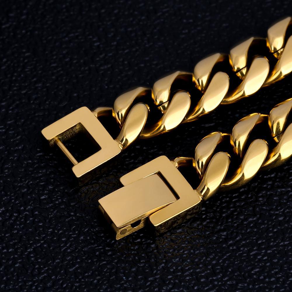 Polished Cuban Link Bracelet view 4