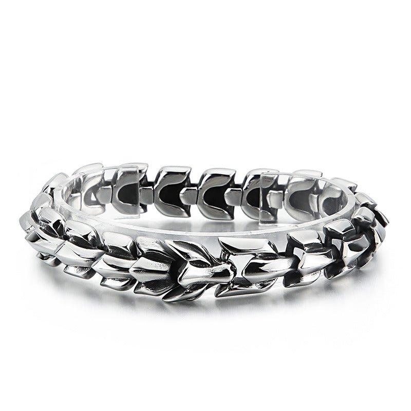 Titanium Steel Keel Link Bracelet view 4