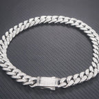 Cuban Link Chain with Pave Clasp view 14