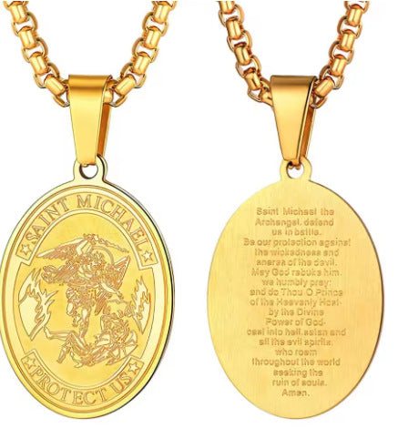 Oval Medallion Pendant Necklace view 7
