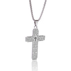 Lord's Prayer Cross Pendant Necklace view 5