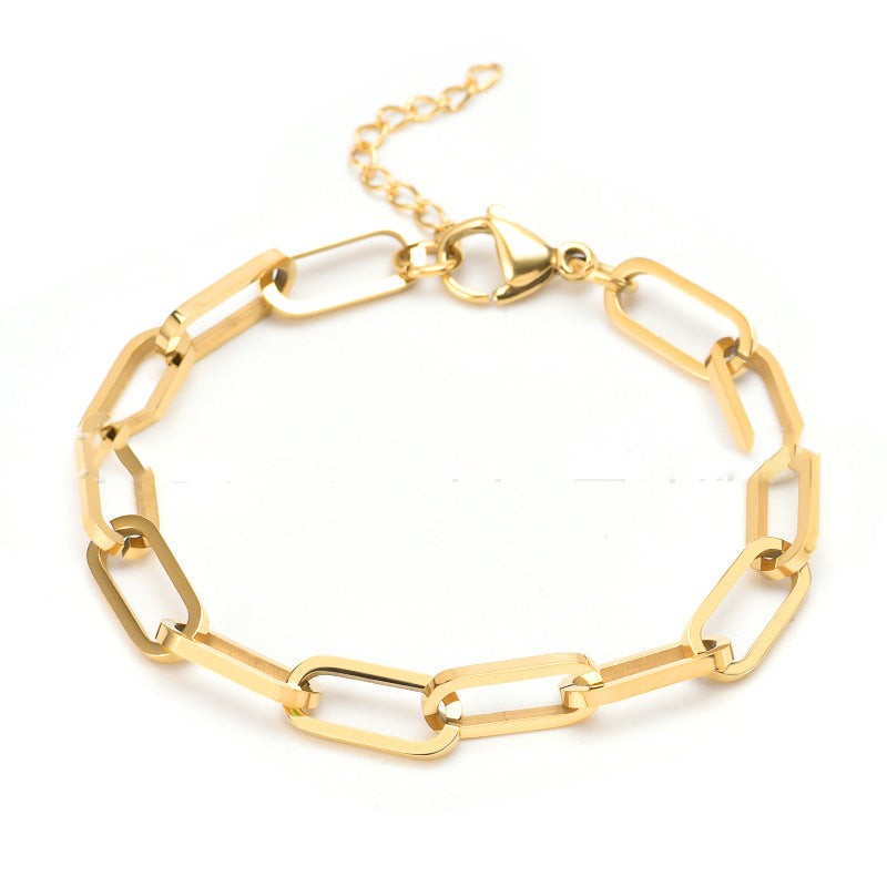 Paperclip Link Bracelet view 5