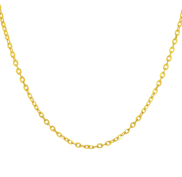 O-Link Chain Necklace in Titanium Steel view 5