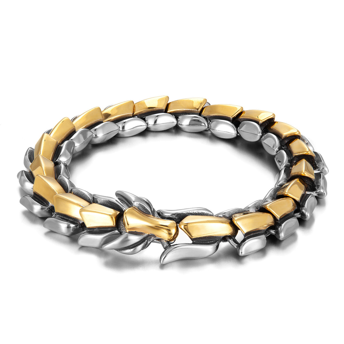 Titanium Steel Keel Link Bracelet view 12