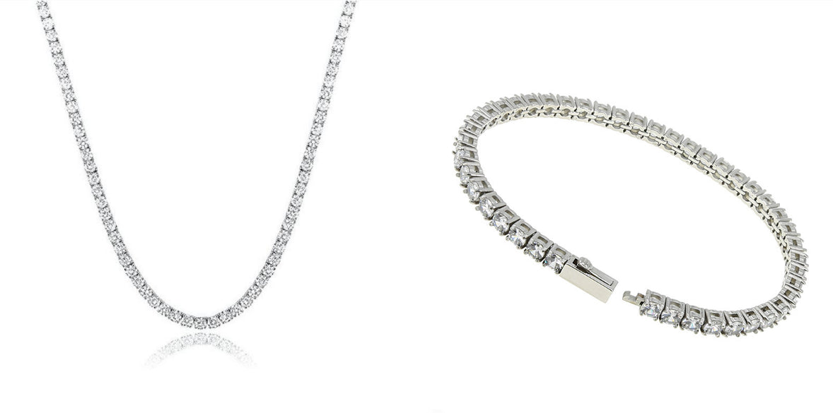 Tennis Bracelet with Cubic Zirconia view 3