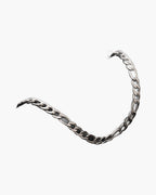 Figaro Chain Necklace in Stainless Steel view 4