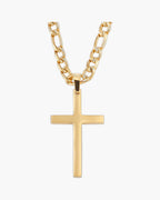 Figaro Chain with Cross Pendant