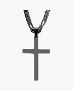 Figaro Chain with Cross Pendant view 2