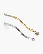 Flat Snake Chain Necklace view 9