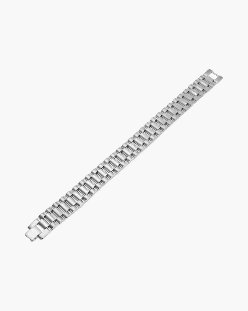 Geometric Link Bracelet in Titanium Steel view 7