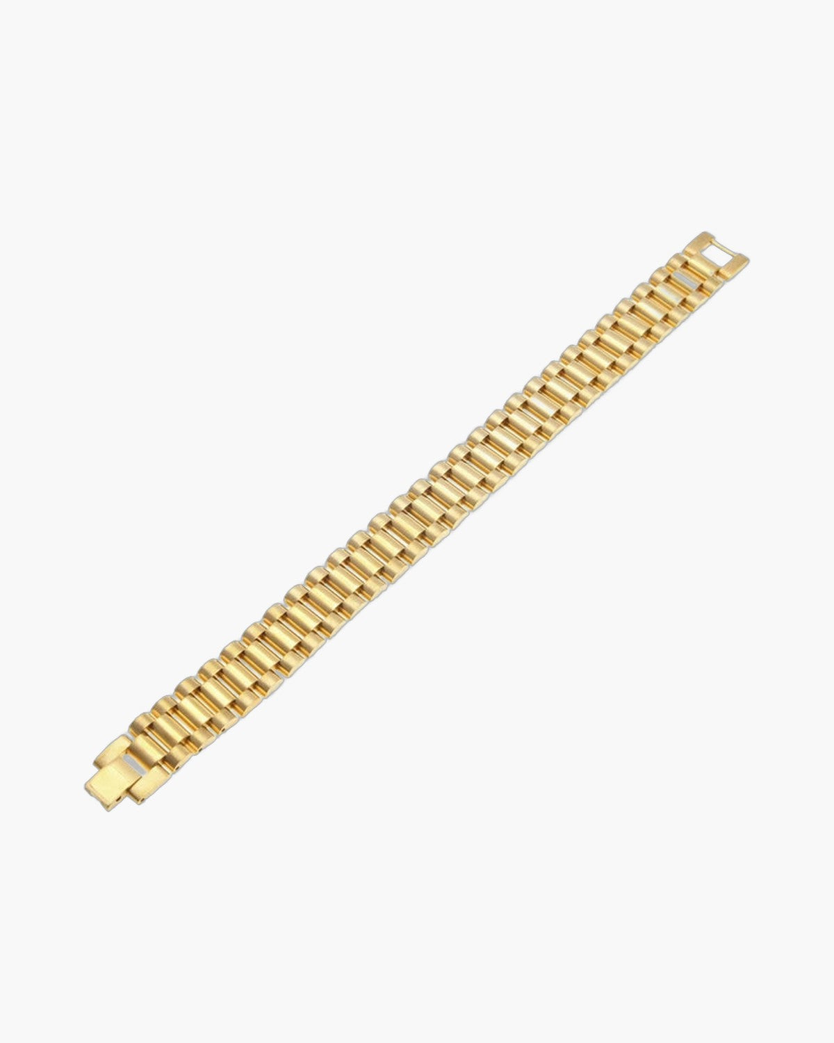 Geometric Link Bracelet in Titanium Steel view 8