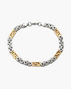 Geometric Link Byzantine Bracelet view 5