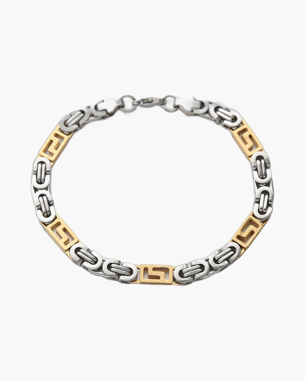 Geometric Link Byzantine Bracelet view 5