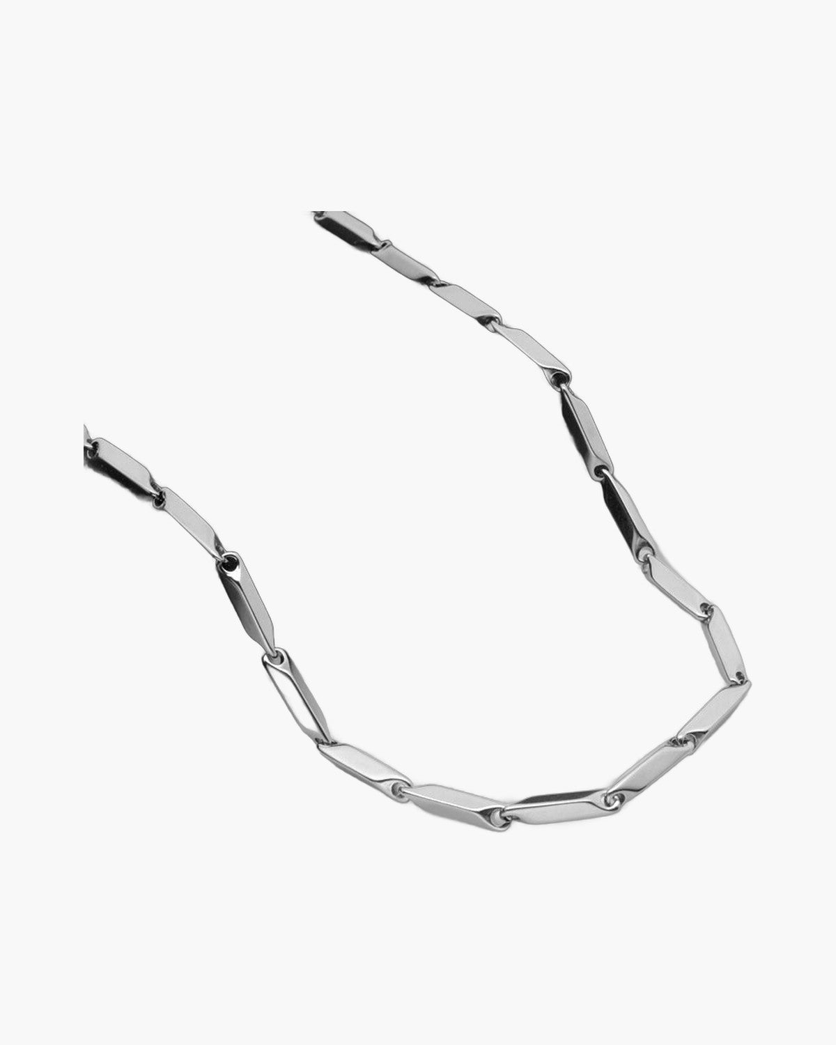 Geometric Link Chain in Stainless Steel view 7