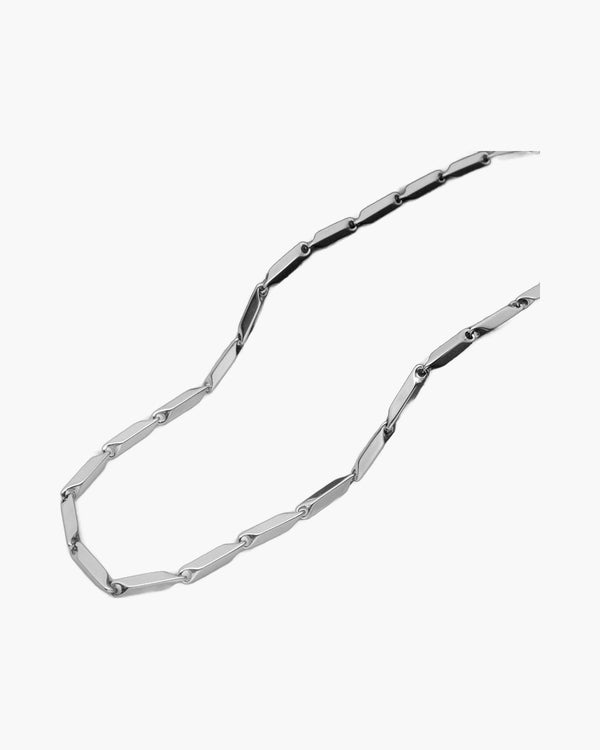Geometric Link Chain in Stainless Steel view 6