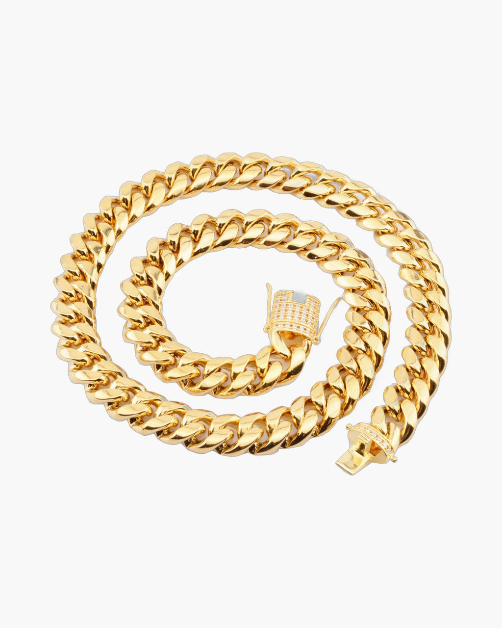 Gold-Tone Cuban Link Chain view 11