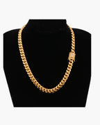 Gold-Tone Cuban Link Chain view 8