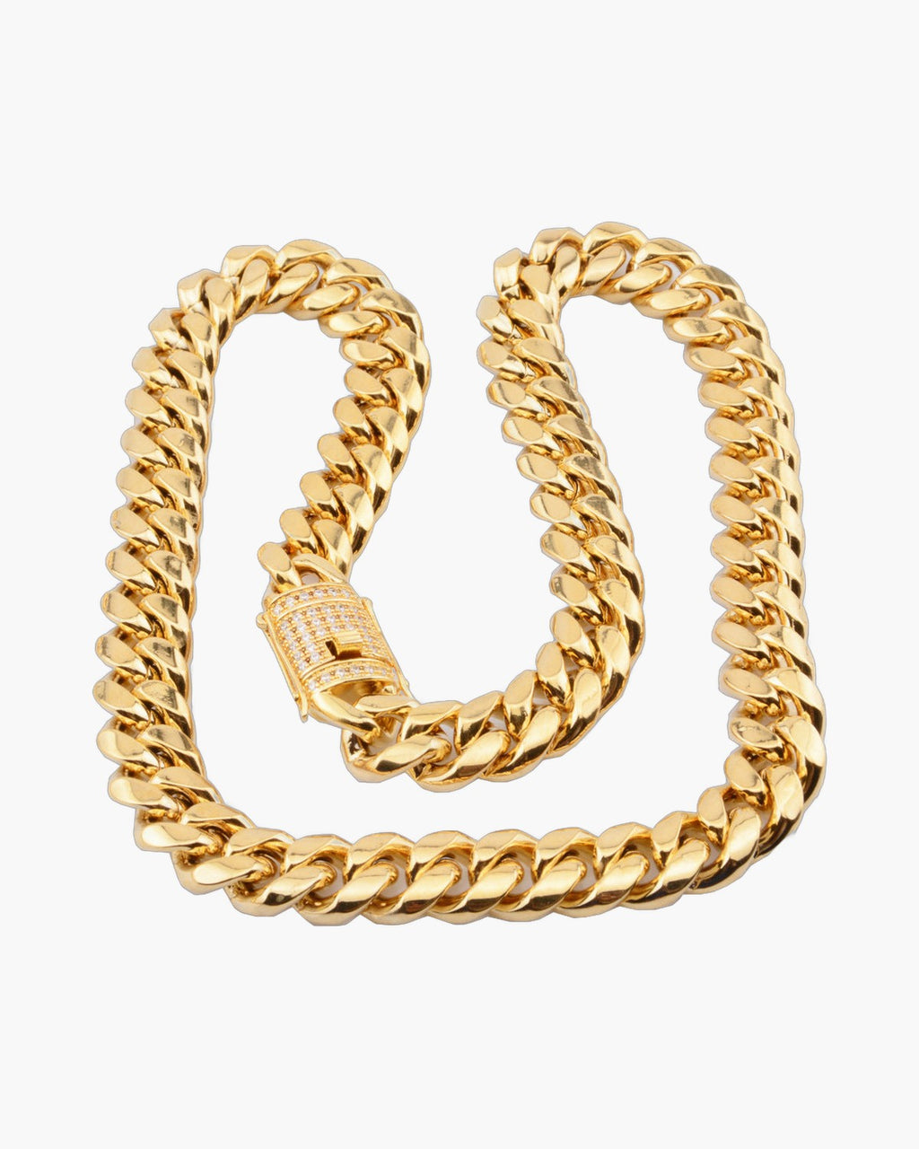 Gold-Tone Cuban Link Chain view 3