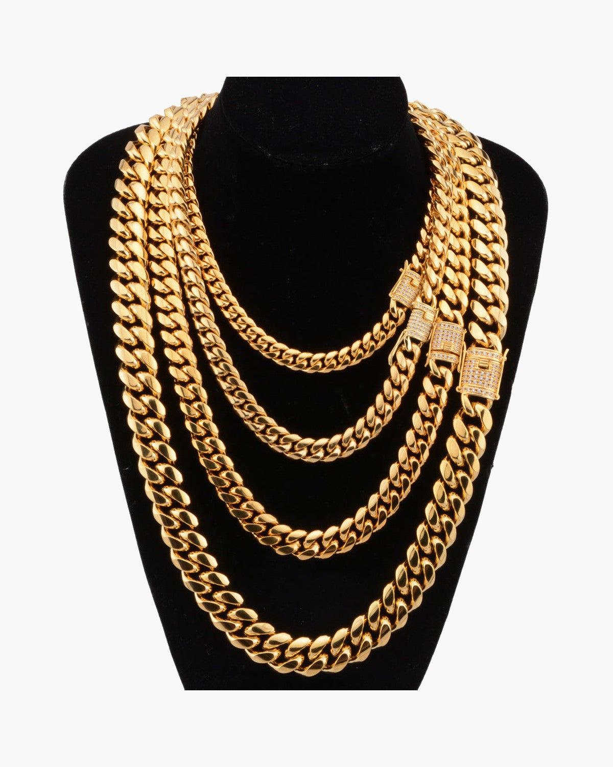 Gold-Tone Cuban Link Chain