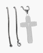 Lord's Prayer Cross Pendant Necklace view 9