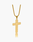 Lord's Prayer Cross Pendant Necklace view 8