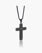 Lord's Prayer Cross Pendant Necklace view 7