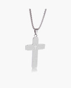 Lord's Prayer Cross Pendant Necklace