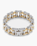 Marco Maveri Bicycle Chain Link Bracelet, Silver / Gold