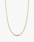 Marco Maveri Box Chain Necklace in Titanium Steel, Gold