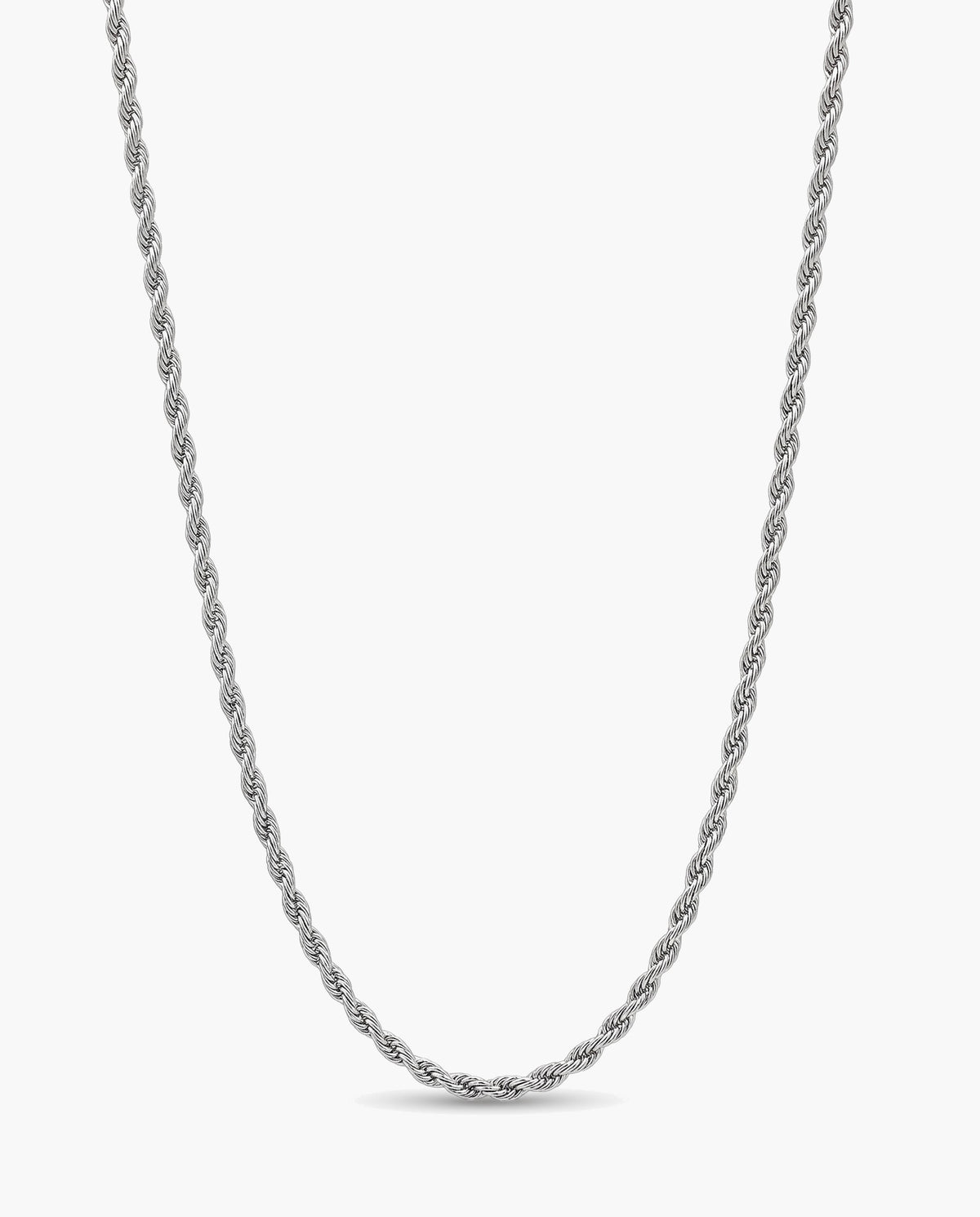 Marco Maveri Braided Titanium Steel Chain, Silver