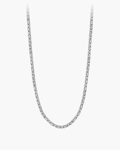 Marco Maveri Byzantine Chain in Stainless Steel, Silver, 5 mm wide