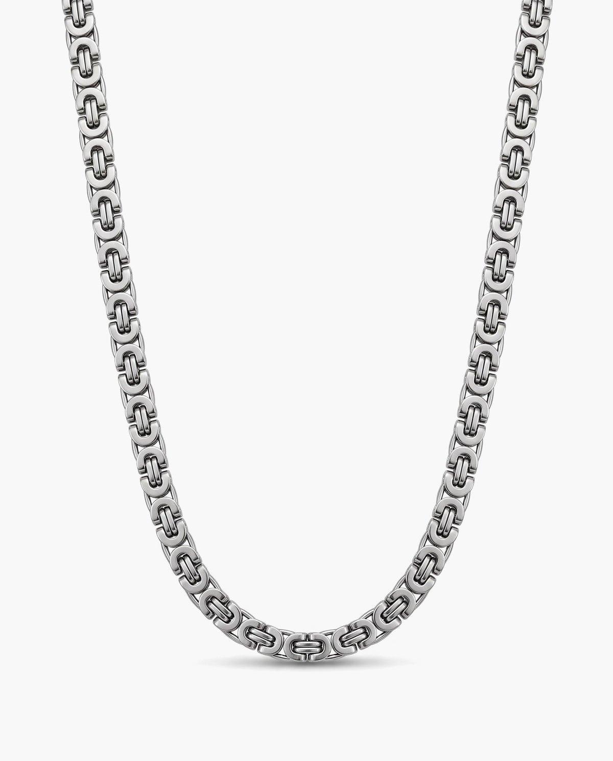 Marco Maveri Byzantine Link Chain Necklace, Silver