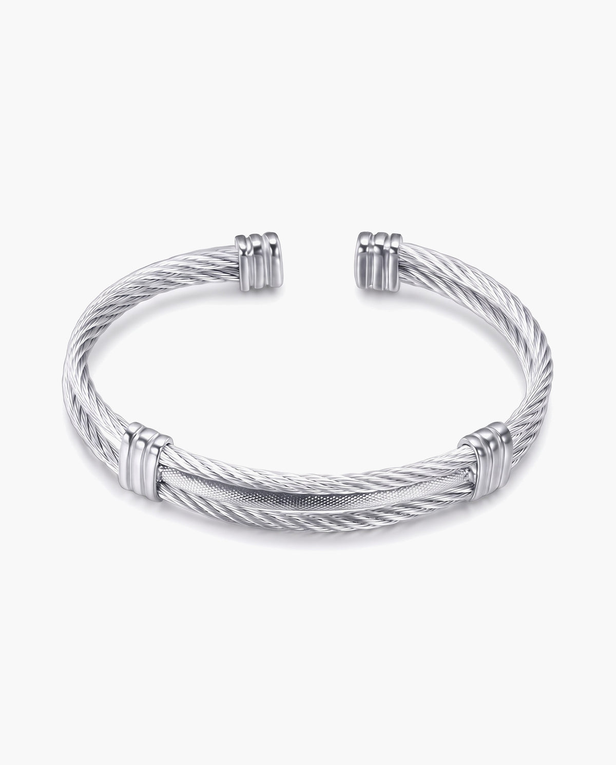 Marco Maveri Cable Cuff Bracelet, Silver