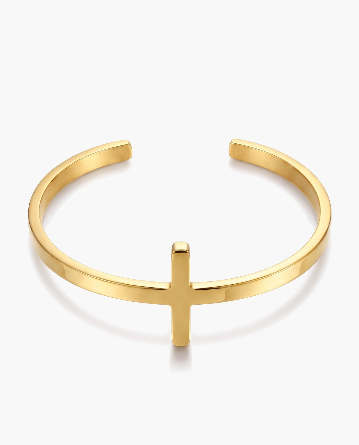 Marco Maveri Cross Motif Cuff Bracelet, Gold