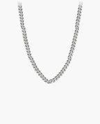 Marco Maveri Silver Cuban Link Chain, Silver, 8 mm wide