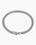 Marco Maveri Cuban Link Chain Bracelet, Silver, 5 mm wide