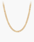 Marco Maveri Cuban Link Chain Necklace, Gold, 4 mm wide
