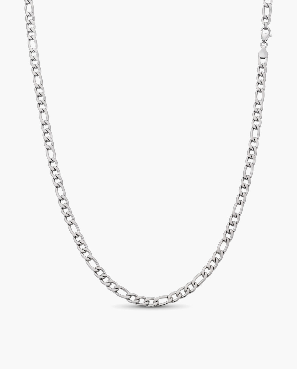 Marco Maveri Figaro Chain Necklace in Stainless Steel, Silver