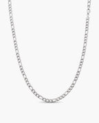 Marco Maveri Figaro Chain Necklace in Stainless Steel, Silver