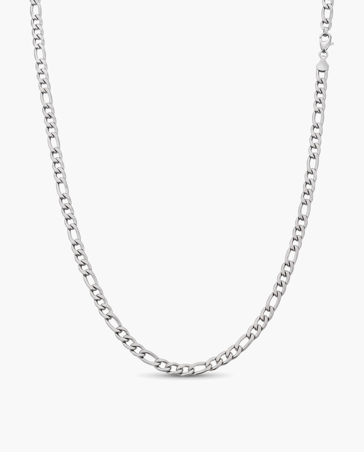 Marco Maveri Figaro Chain Necklace in Stainless Steel, Silver