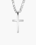 Marco Maveri Figaro Chain with Cross Pendant, Silver