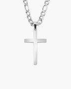 Marco Maveri Figaro Chain with Cross Pendant, Silver
