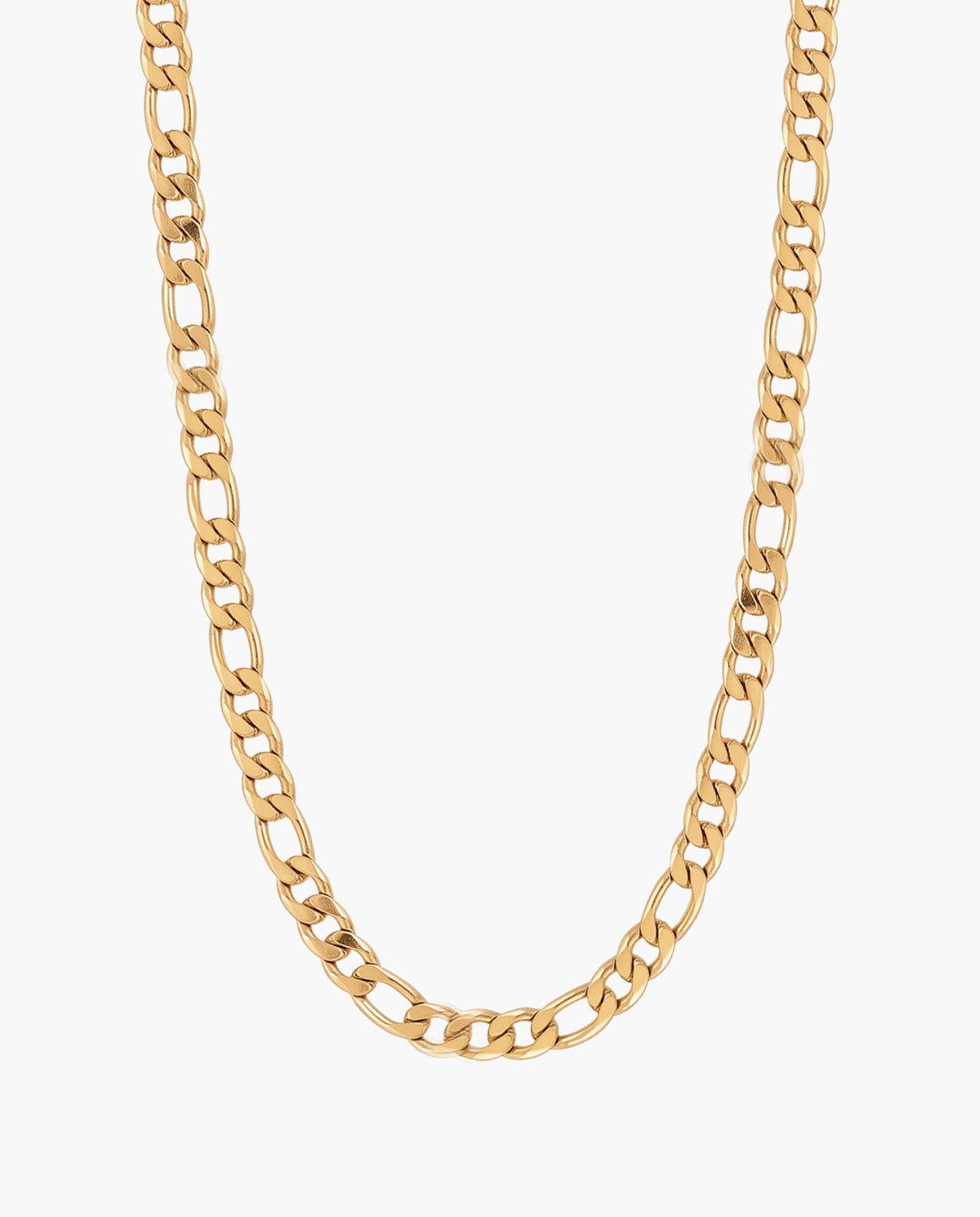 Marco Maveri Figaro Link Chain Necklace, Gold, 6 mm wide