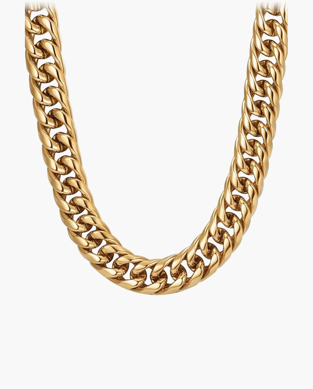 Marco Maveri Franco Link Chain Necklace, Gold, 13 mm wide