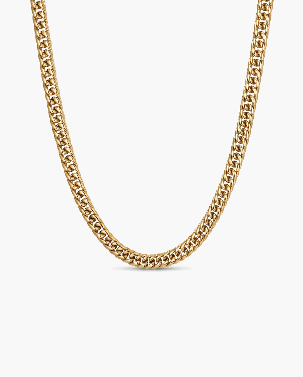 Marco Maveri Franco Link Chain Necklace, Gold, 6 mm wide