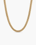 Marco Maveri Franco Link Chain Necklace, Gold, 6 mm wide