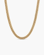 Marco Maveri Franco Link Chain Necklace, Gold, 6 mm wide