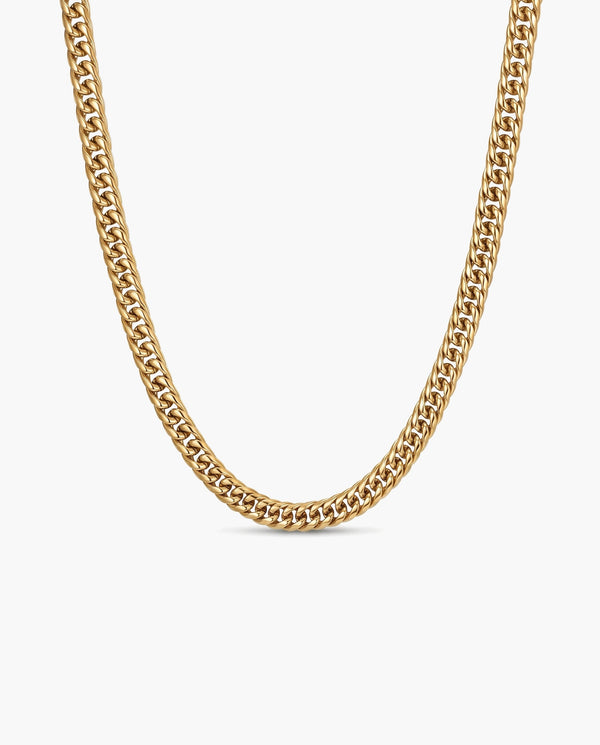 Marco Maveri Franco Link Chain Necklace, Gold, 6 mm wide